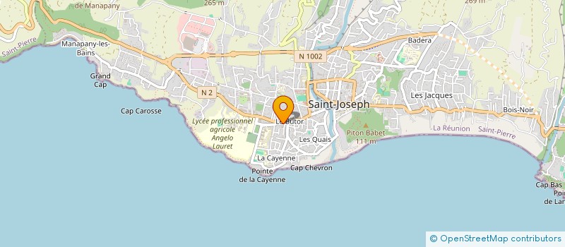 localisation de l'entreprise SCI BUTOR à SAINT-JOSEPH