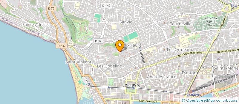 localisation de l'entreprise SCI BUTOR ETOILE à LE HAVRE