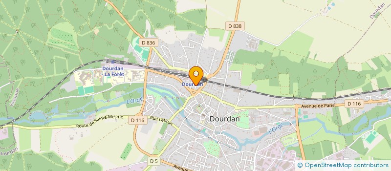 localisation de l'entreprise SCI BUTOVERT  DOURDAN
