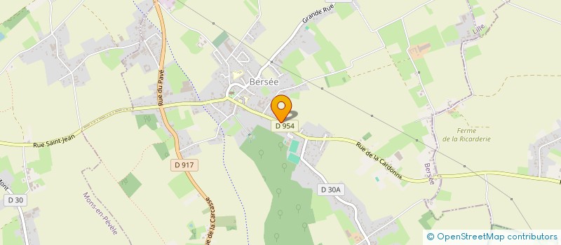 localisation de l'entreprise SCI BUTRUILLE-DEROUBAIX  BERSEE