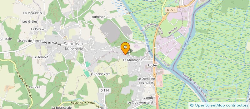 localisation de l'entreprise SCI BUTTE DE LA POTERIE  SAINT-JEAN-LA-POTERIE