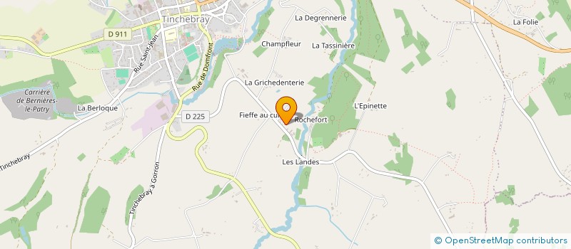 localisation de l'entreprise SCI BUTTE ROUGE à TINCHEBRAY-BOCAGE
