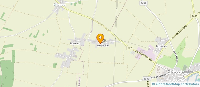 localisation de l'entreprise SCI BUTTEAU  CHENOU