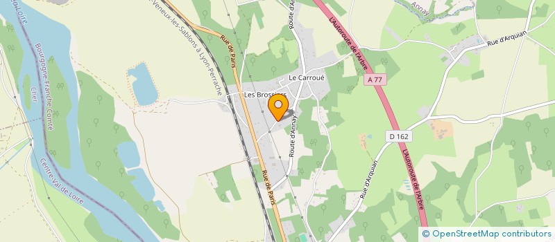 localisation de l'entreprise SCI BUTTERFLY  LA CELLE-SUR-LOIRE