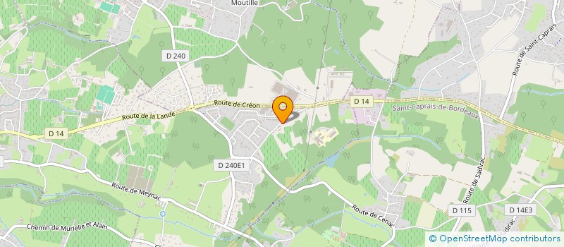 localisation de l'entreprise SCI BUTY  CAMBLANES-ET-MEYNAC