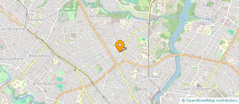 localisation de l'entreprise SCI BUTZ à NANTES