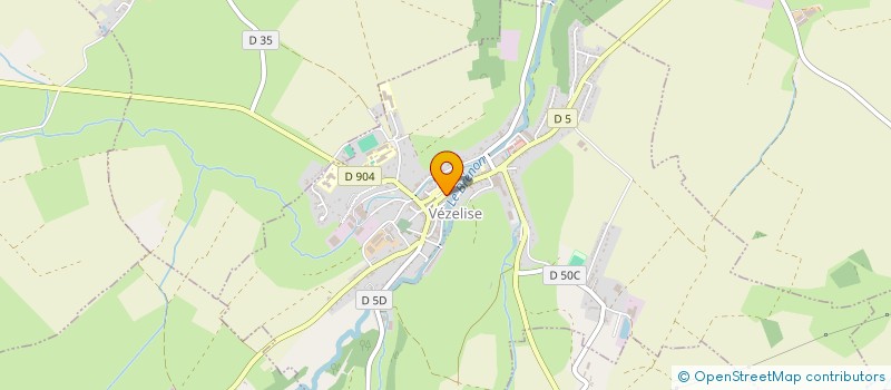 localisation de l'entreprise SCI BUVAL  VEZELISE