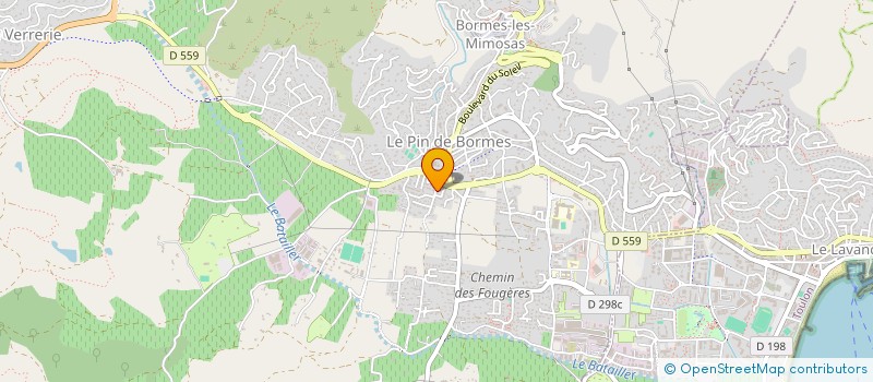 localisation de l'entreprise SCI BUVAT à BORMES-LES-MIMOSAS