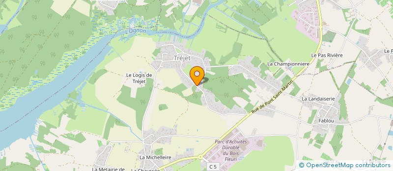 localisation de l'entreprise SCI BUXIERES  LA CHEVROLIERE