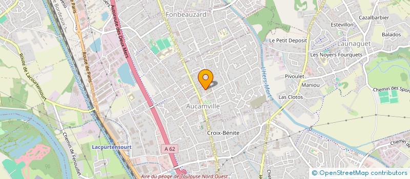 localisation de l'entreprise SCI BUZET INVEST 31  BEAULIEU