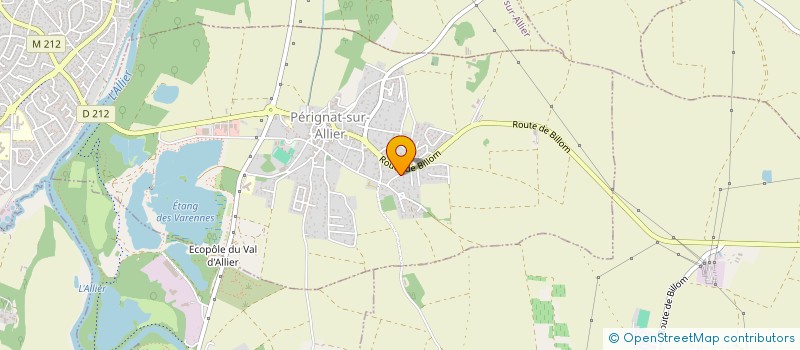 localisation de l'entreprise SCI BUZON  PERIGNAT-SUR-ALLIER