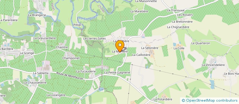 localisation de l'entreprise SCI BUZZ à SEVREMOINE