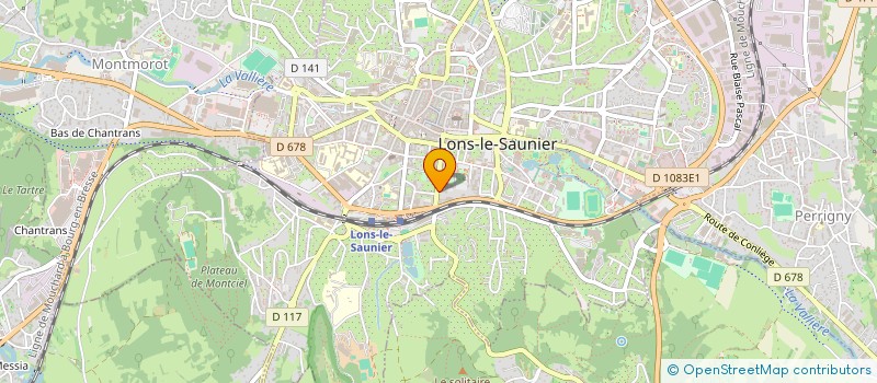 localisation de l'entreprise SCI BUZZ  LONS-LE-SAUNIER