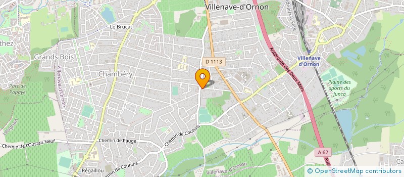 localisation de l'entreprise SCI BUZZI BRUN  VILLENAVE-D'ORNON