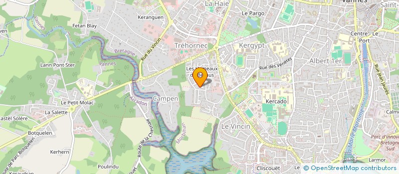localisation de l'entreprise SCI BV 1 à VANNES