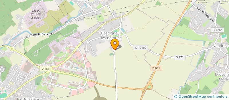 localisation de l'entreprise SCI BV 2 RIMMO  HESDIGNEUL-LES-BETHUNE