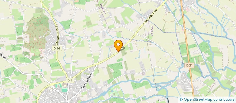 localisation de l'entreprise SCI BV  LE THOR