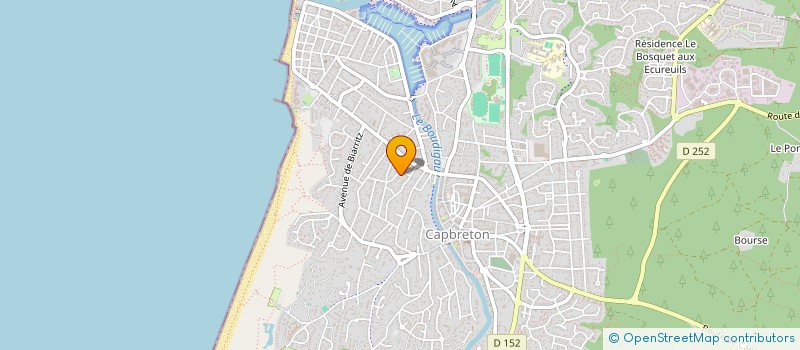 localisation de l'entreprise SCI BV à CAPBRETON