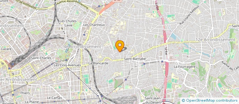 localisation de l'entreprise SCI BV à MARSEILLE