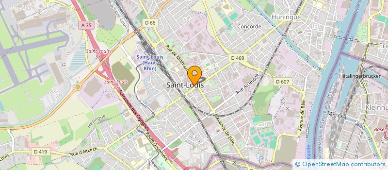 localisation de l'entreprise SCI BV  SAINT-LOUIS