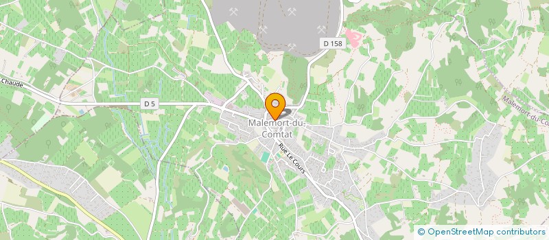 localisation de l'entreprise SCI BV BOURGADES  MALEMORT-DU-COMTAT