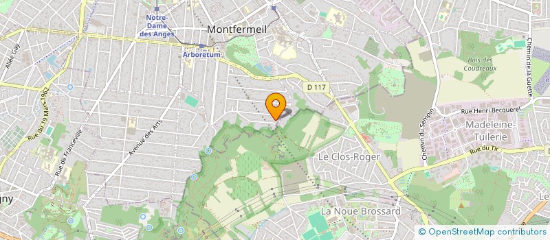 localisation de l'entreprise SCI BVAUVILLE à MONTFERMEIL