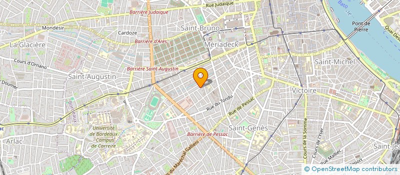 localisation de l'entreprise SCI BVB  BORDEAUX