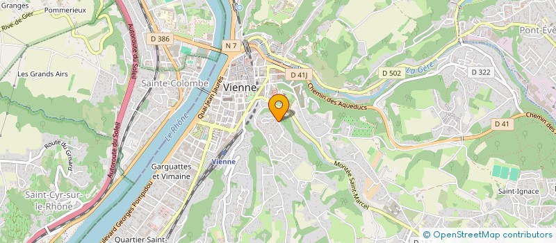 localisation de l'entreprise SCI BVB  VIENNE