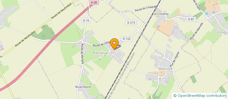 localisation de l'entreprise SCI BVBJ  PIERREVAL