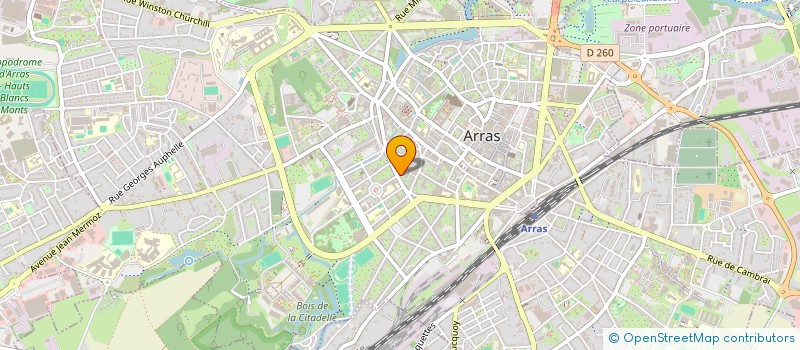 localisation de l'entreprise SCI BVFJ à ARRAS