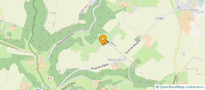 localisation de l'entreprise SCI BVFSD  SAINT MARTIN DE L'IF