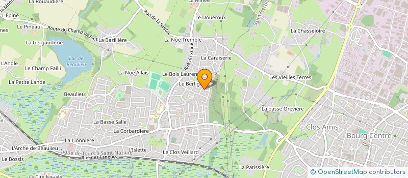 localisation de l'entreprise SCI BVL à COUERON