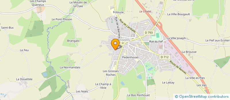 localisation de l'entreprise SCI BVLD  BROONS