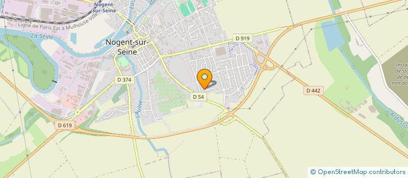 localisation de l'entreprise SCI BVLP  NOGENT-SUR-SEINE