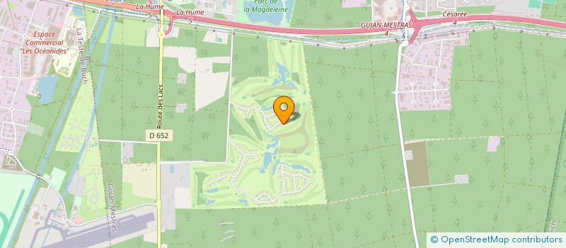 localisation de l'entreprise SCI BVM  GUJAN-MESTRAS