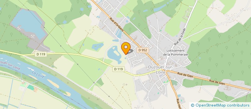 localisation de l'entreprise SCI BVS  OUZOUER-SUR-LOIRE