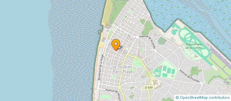 localisation de l'entreprise SCI BVT IMMO à LE TOUQUET-PARIS-PLAGE