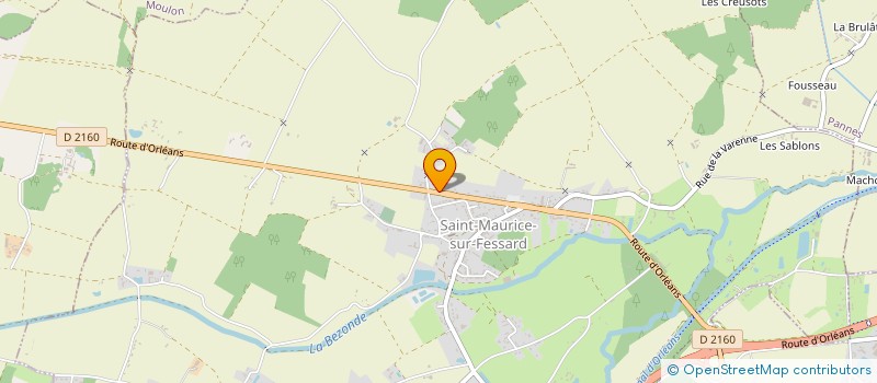localisation de l'entreprise SCI BVX à SAINT-MAURICE-SUR-FESSARD