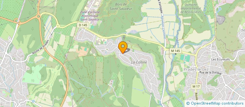 localisation de l'entreprise SCI BW  SAINT-CLEMENT-DE-RIVIERE