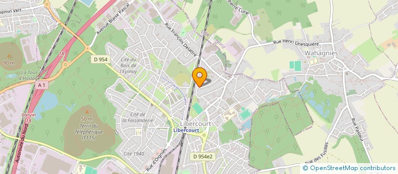 localisation de l'entreprise SCI BWEN  LIBERCOURT