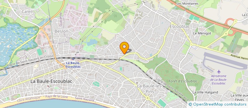 localisation de l'entreprise SCI BWM  LA BAULE-ESCOUBLAC