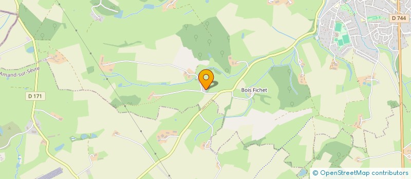 localisation de l'entreprise SCI BWP  MAULEON