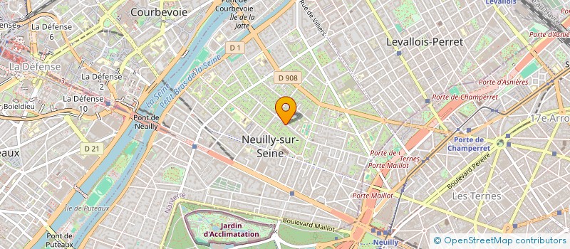 localisation de l'entreprise SCI BX CUBE à NEUILLY-SUR-SEINE
