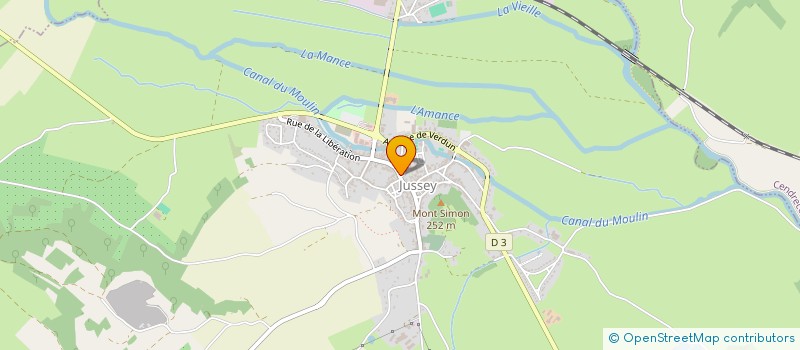 localisation de l'entreprise SCI BX IMMO 2  JUSSEY