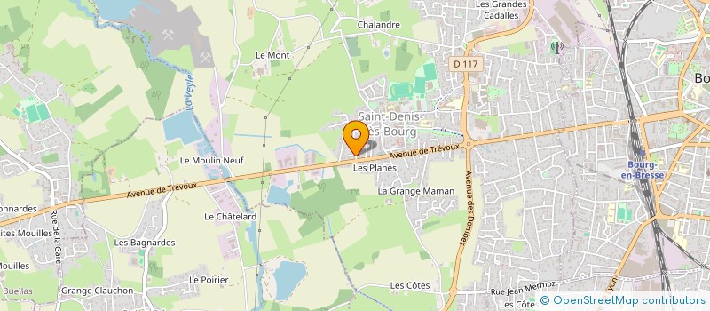 localisation de l'entreprise SCI BY à SAINT-DENIS-LES-BOURG
