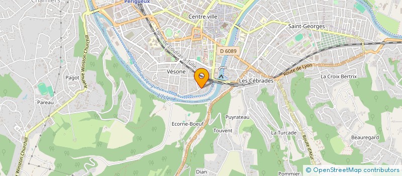 localisation de l'entreprise SCI BY BALZAC à PERIGUEUX