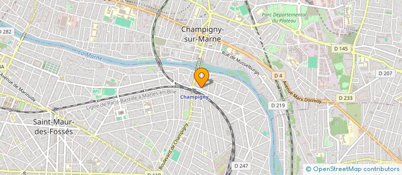 localisation de l'entreprise SCI BY-COST à SAINT-MAUR-DES-FOSSES