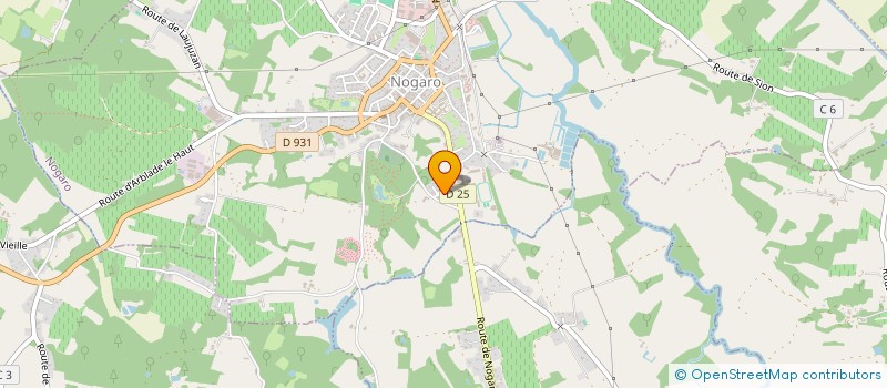 localisation de l'entreprise SCI BY ERIC ET CAROLE  NOGARO