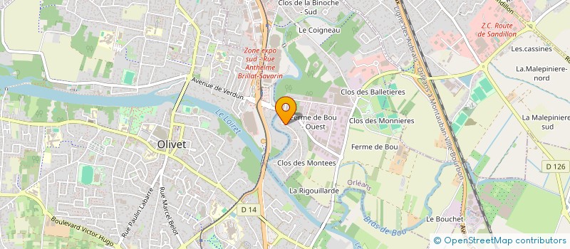 localisation de l'entreprise SCI BY KP à ORLEANS