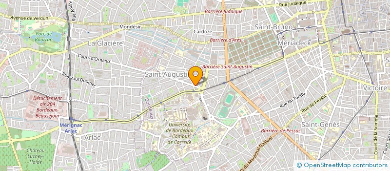 localisation de l'entreprise SCI BY PGA  BORDEAUX